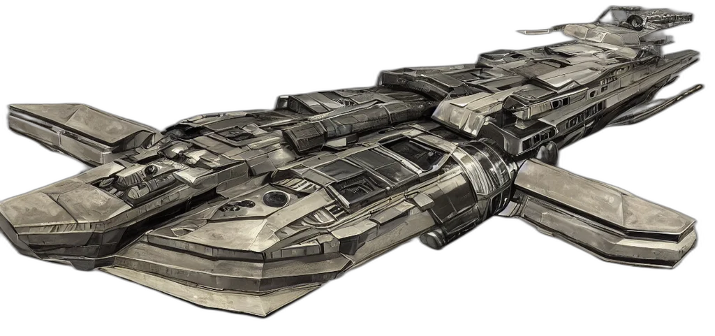 weapon, concept art, 3d render, massive transparent PNG cut-out