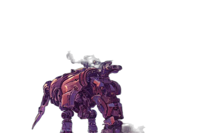 robot, weapon, dragon, creature transparent PNG cut-out