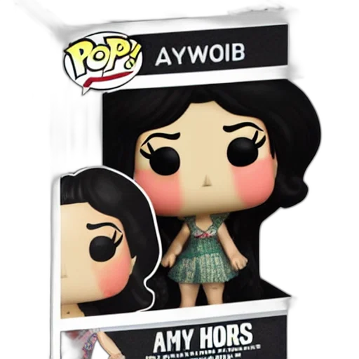 amy, winehouse, funko, pop transparent PNG cut-out