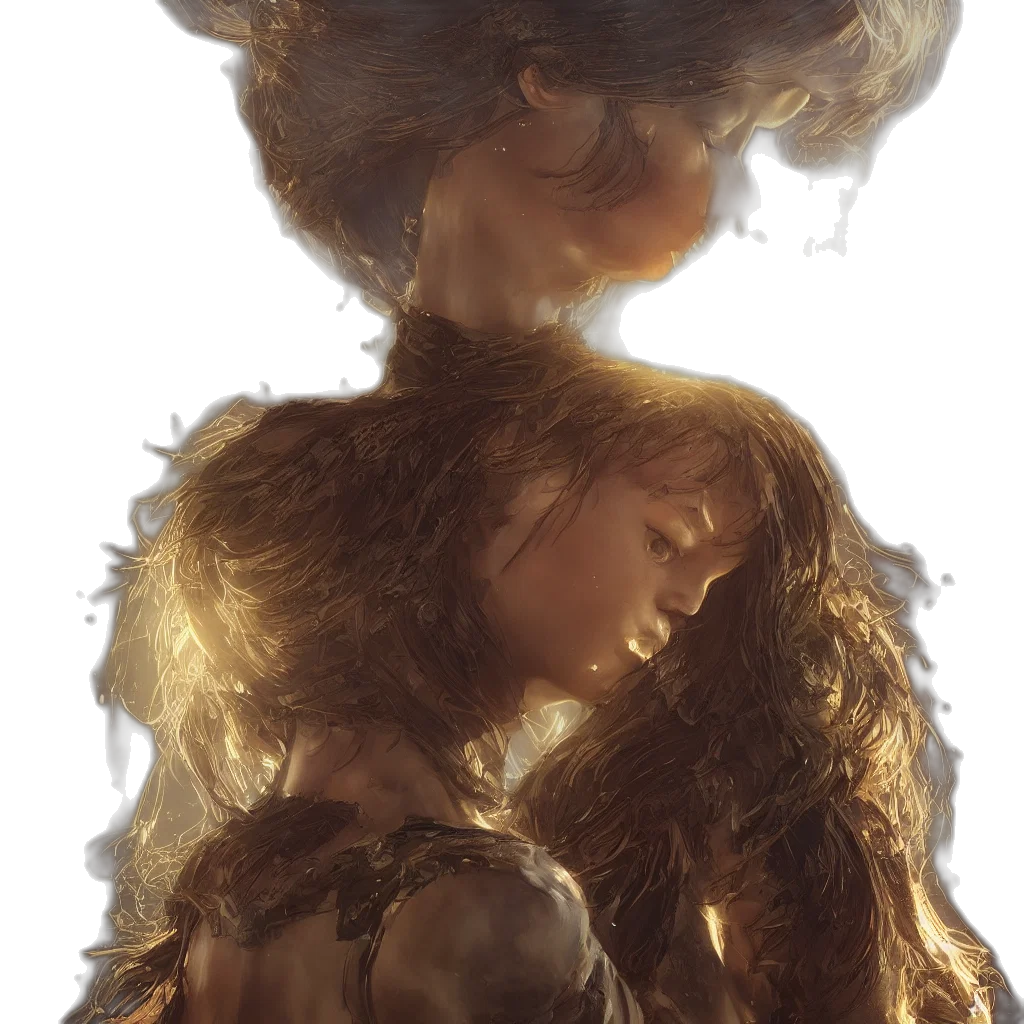 crown, hair, dragon, face transparent PNG cut-out