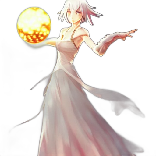 dress, weapon, staff, robot transparent PNG cut-out