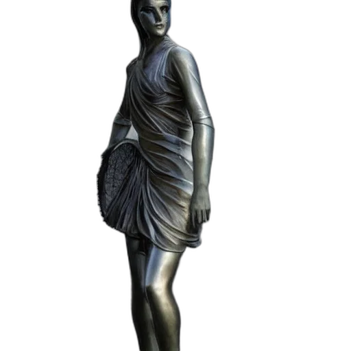 dress, staff, 3d render, concept art transparent PNG cut-out