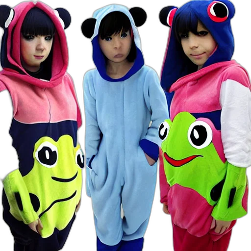 frog, kigurumi, anime, cosplay transparent PNG cut-out