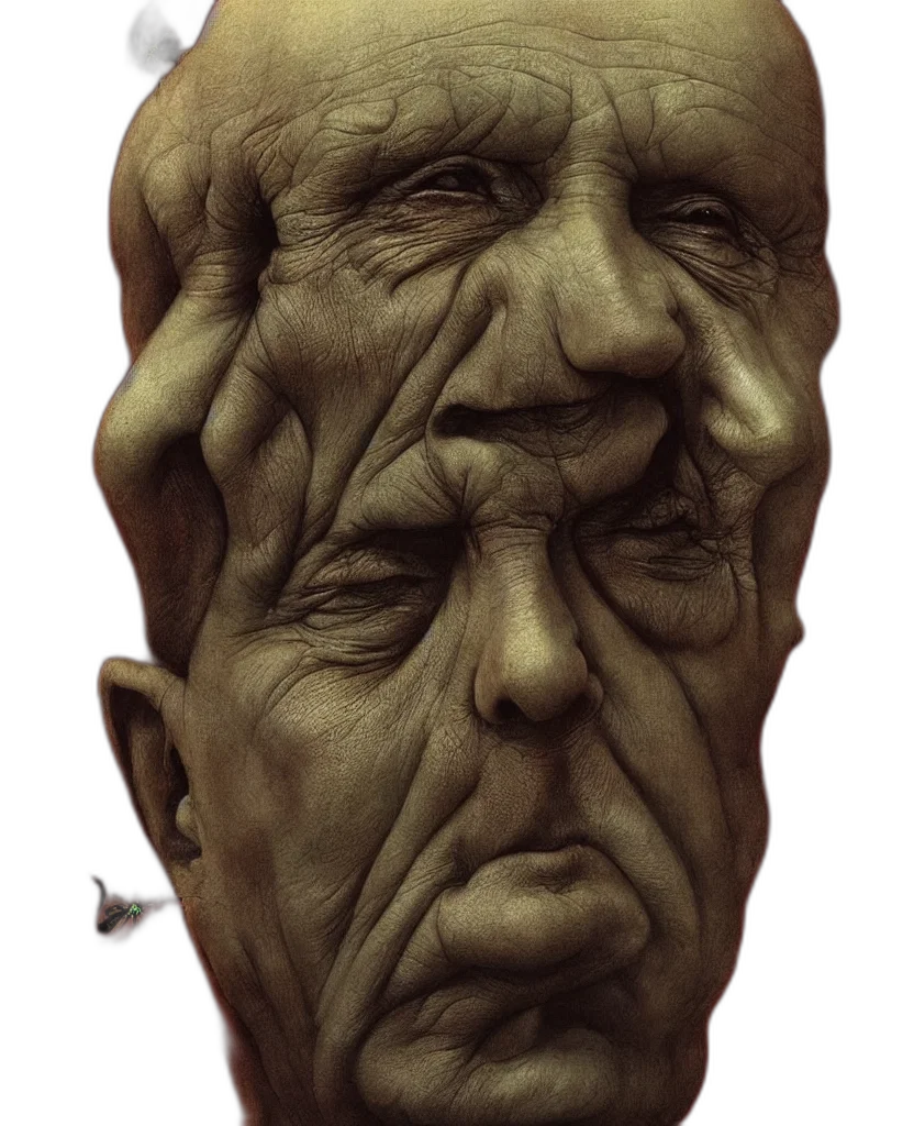 face, mask, creature, staff transparent PNG cut-out