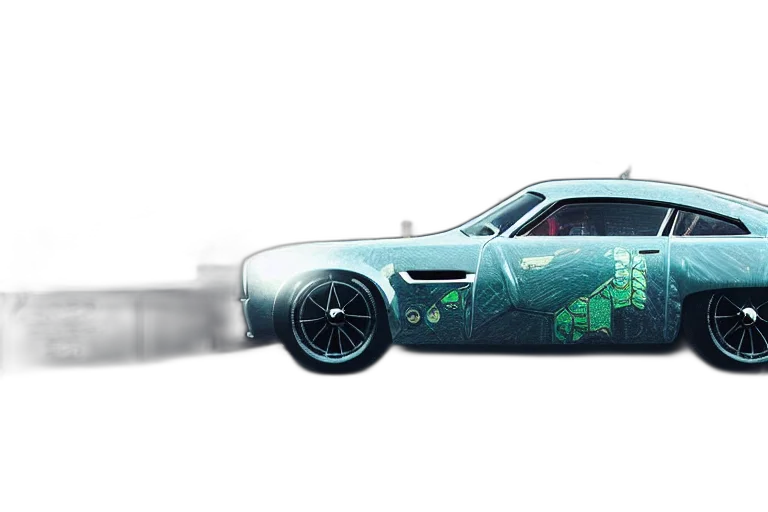 car, weapon, concept art, cyberpunk transparent PNG cut-out