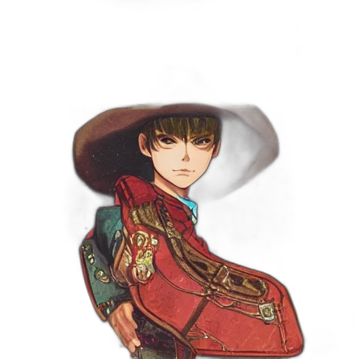 hat, staff, mask, weapon transparent PNG cut-out