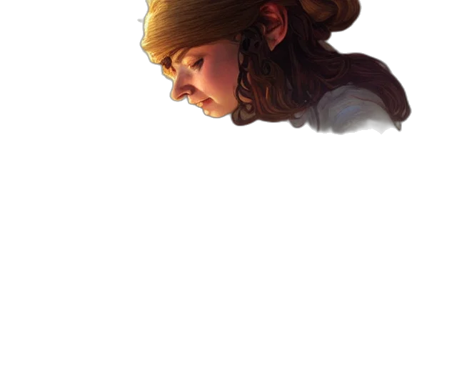 face, staff, crown, hair transparent PNG cut-out