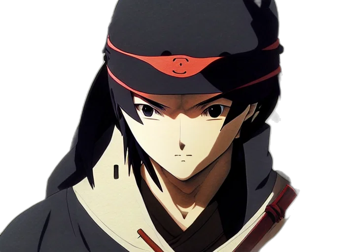 hat, face, mask, staff transparent PNG cut-out