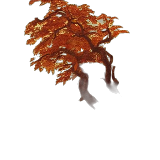 tree, dragon, crown, creature transparent PNG cut-out