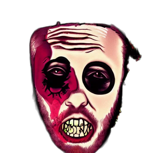 mask, face, creature, staff transparent PNG cut-out