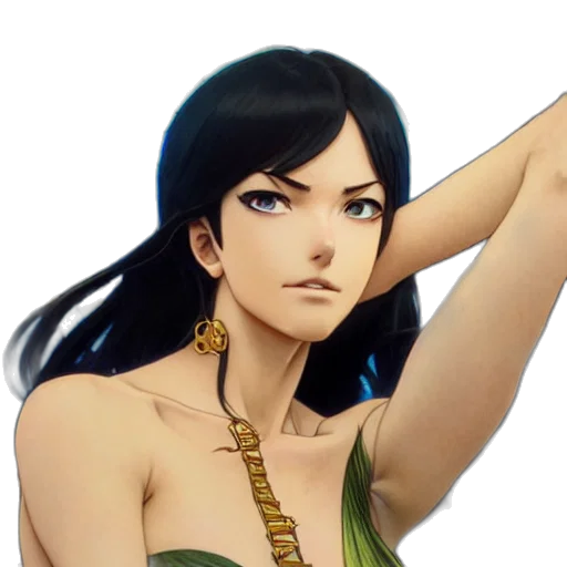 jewelry, dress, staff, face transparent PNG cut-out