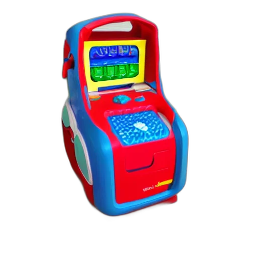 robot, 3d render, vaporwave, fisher transparent PNG cut-out