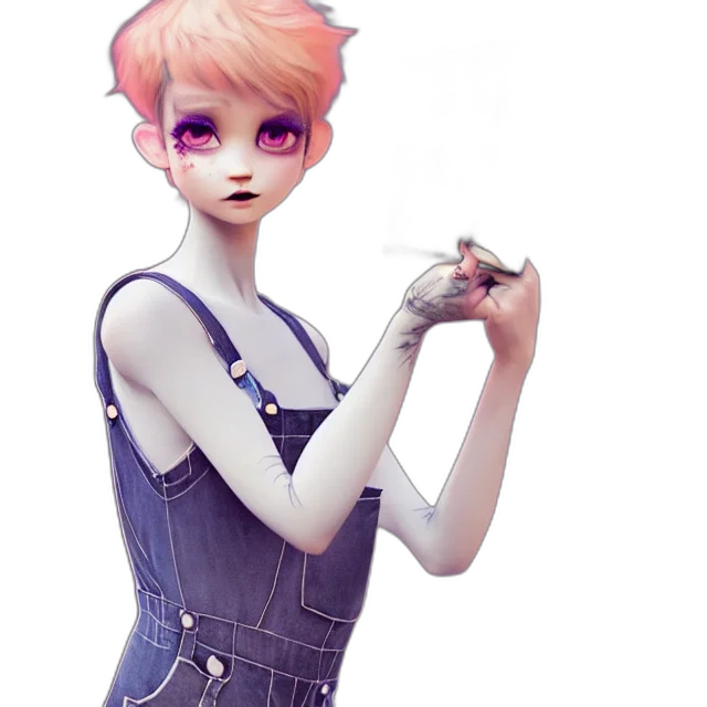 robot, dress, staff, jewelry transparent PNG cut-out