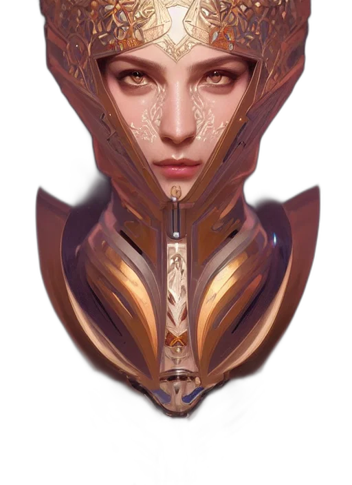 face, mask, robot, crown transparent PNG cut-out