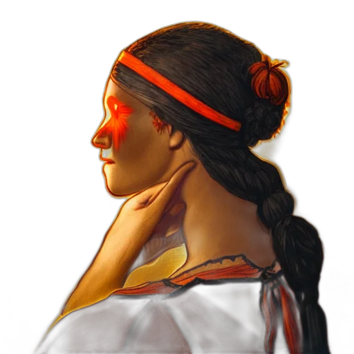 mask, face, staff, jewelry transparent PNG cut-out