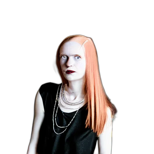 hair, jewelry, dress, face transparent PNG cut-out