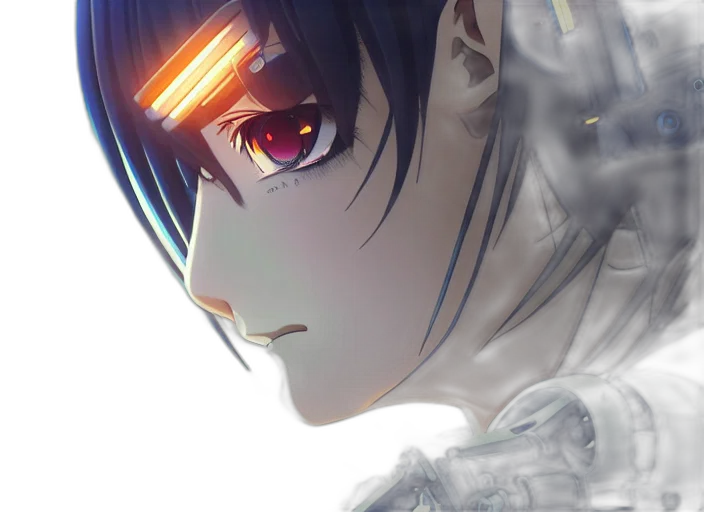 face, robot, mask, crown transparent PNG cut-out