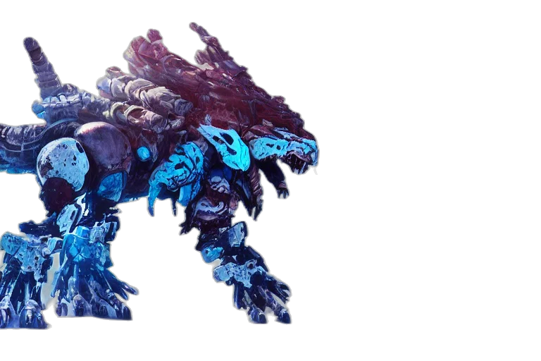 dragon, creature, robot, animal transparent PNG cut-out