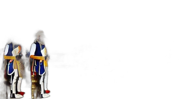 staff, robot, crown, jacket transparent PNG cut-out