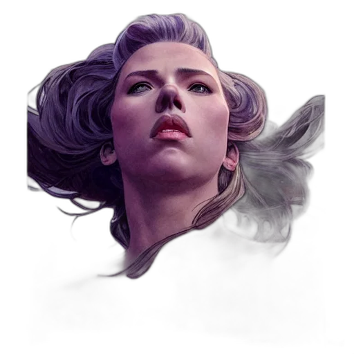 face, hair, crown, dragon transparent PNG cut-out