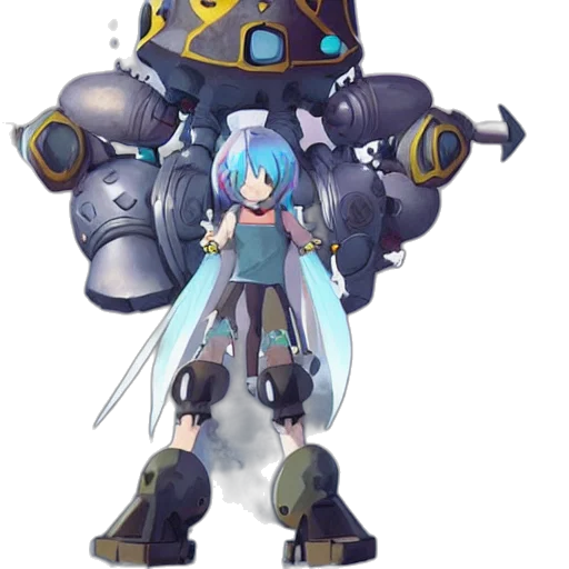 robot, weapon, sword, staff transparent PNG cut-out