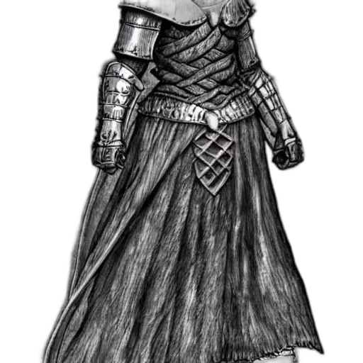 sword, dress, staff, fantasy art transparent PNG cut-out