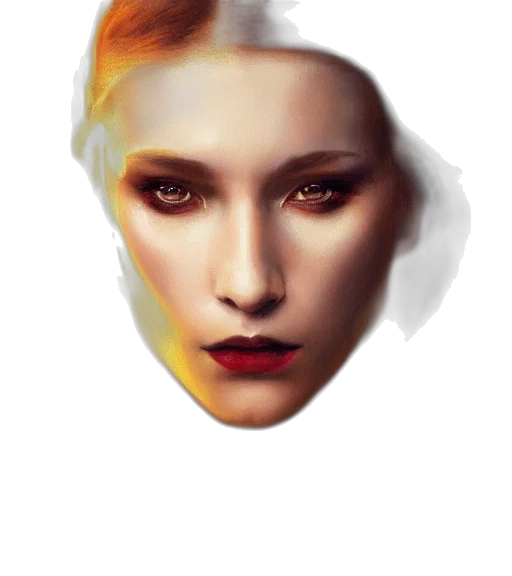 face, mask, crown, robot transparent PNG cut-out