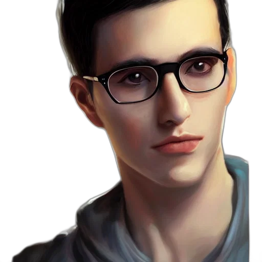 face, photorealistic, cartoon, fantasy art transparent PNG cut-out