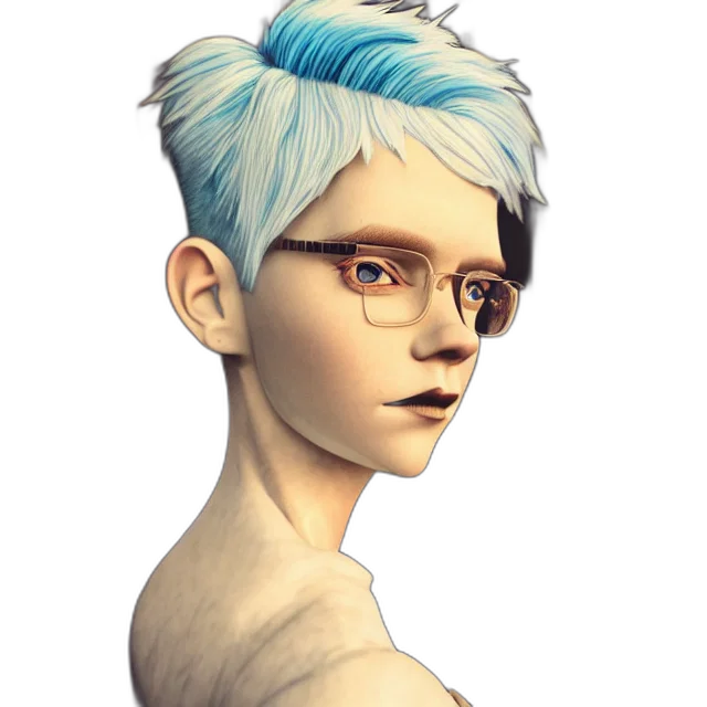 staff, face, fantasy art, concept art transparent PNG cut-out