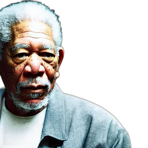 cinematic, still, morgan, freeman transparent PNG cut-out