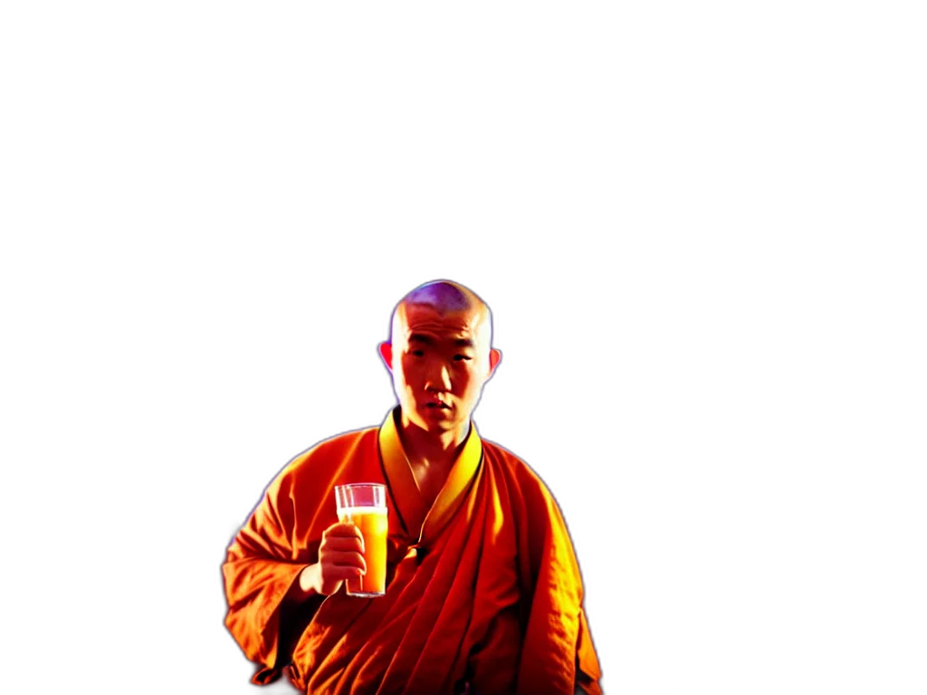 staff, bottle, jacket, face transparent PNG cut-out