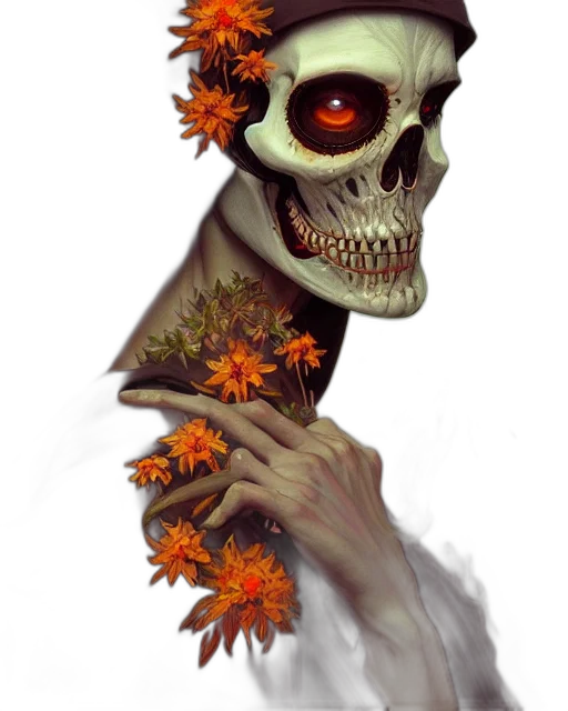 mask, face, flower, creature transparent PNG cut-out
