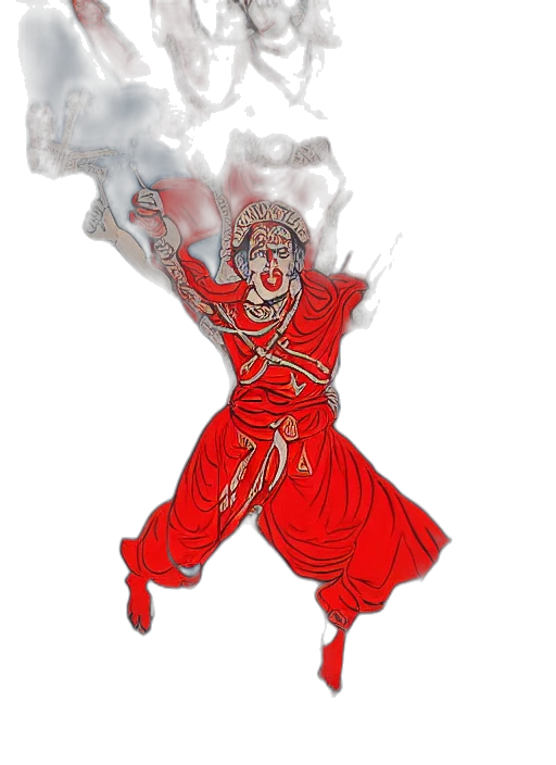 dress, staff, concept art, comic book art transparent PNG cut-out