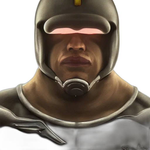 face, robot, mask, weapon transparent PNG cut-out