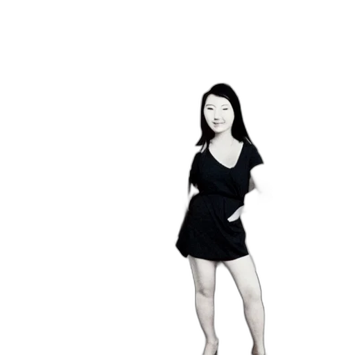 dress, robot, creature, staff transparent PNG cut-out