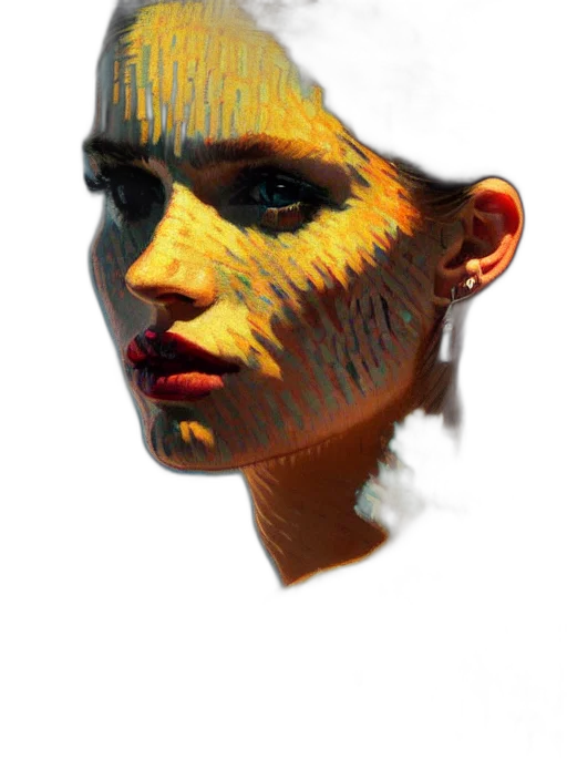 face, mask, crown, jewelry transparent PNG cut-out