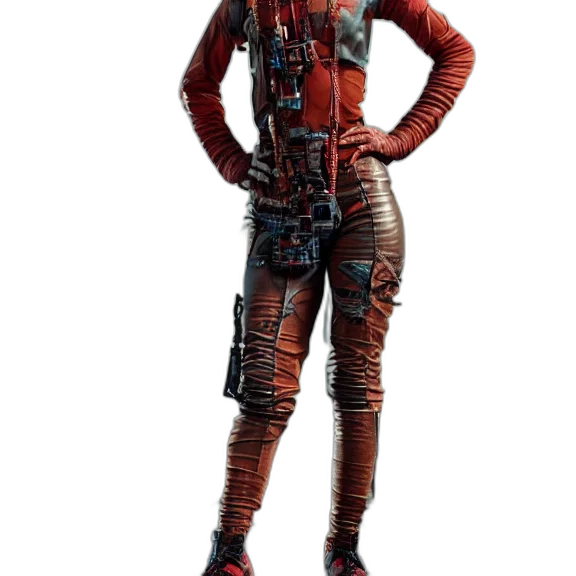 staff, robot, jacket, weapon transparent PNG cut-out