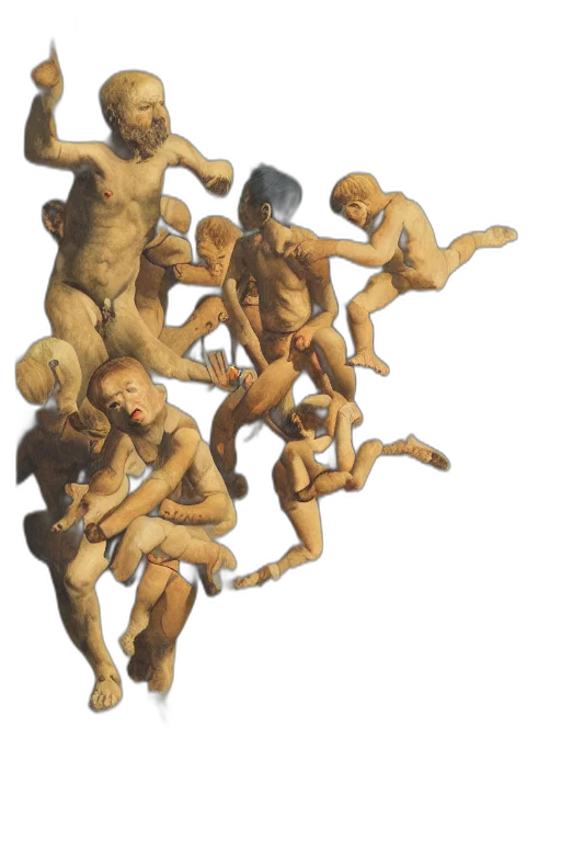 concept art, 3d render, photorealistic, oil painting transparent PNG cut-out