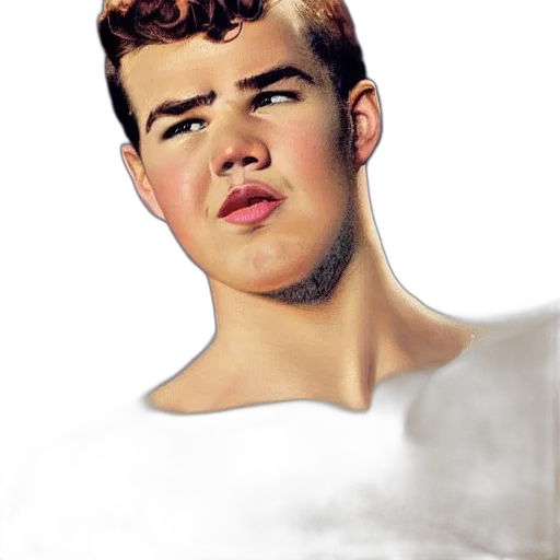 face, photorealistic, cartoon, watercolor transparent PNG cut-out
