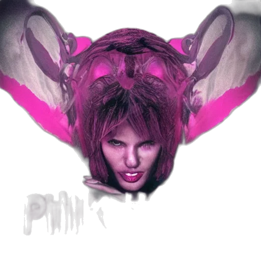 mask, hair, face, creature transparent PNG cut-out
