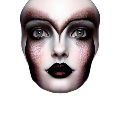face, mask, robot, creature transparent PNG cut-out