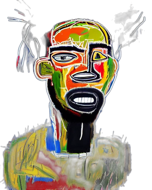 face, mask, jacket, creature transparent PNG cut-out