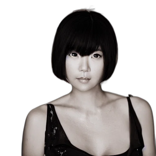 face, photorealistic, monochrome, photoshoot transparent PNG cut-out