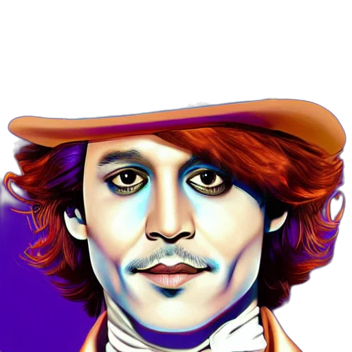 face, hat, cartoon, photorealistic transparent PNG cut-out
