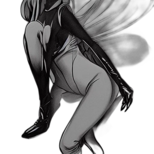 creature, jacket, dress, mask transparent PNG cut-out
