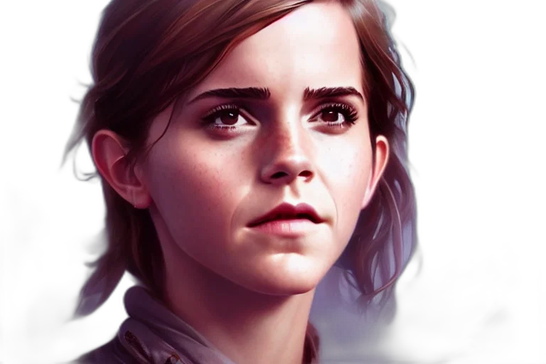 face, photorealistic, concept art, fantasy art transparent PNG cut-out