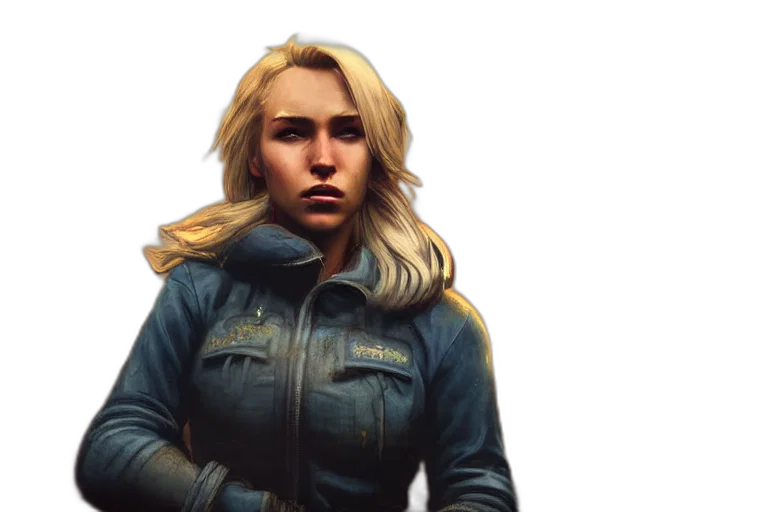 jacket, face, concept art, photorealistic transparent PNG cut-out