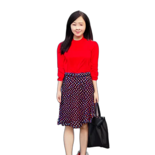 dress, staff, photorealistic, 3d render transparent PNG cut-out