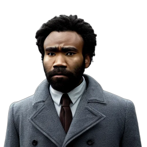 jacket, face, staff, hair transparent PNG cut-out