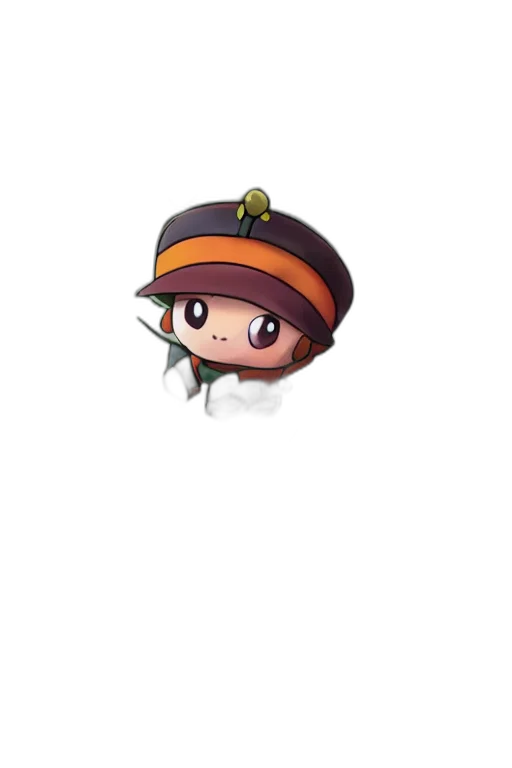 hat, creature, animal, staff transparent PNG cut-out